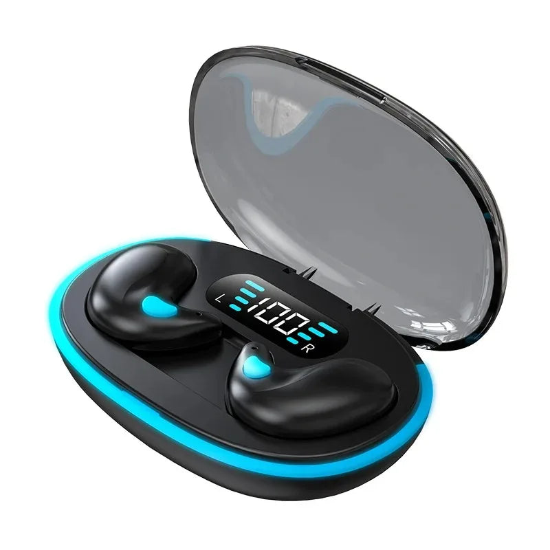 Audífonos Intrauditivos Ultra Mini para Dormir Cómodamente, Audífonos Inalámbricos Bluetooth, Auriculares Portátiles para Dormir de Lado, para Canales Auditivos Pequeños