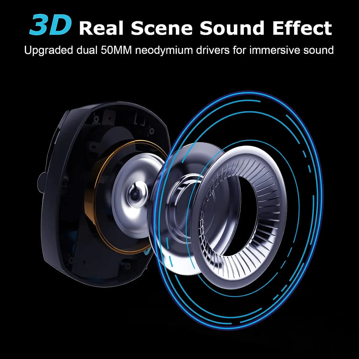 Auriculares Inalámbricos para Juegos Acinaci de 2.4GHz para PS5, PS4, PC, Nintendo Switch, Auriculares y Micrófono Bluetooth para Juegos