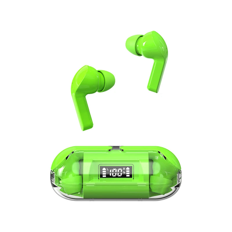 Auriculares Inalámbricos TWS Baratos, Audífonos Inalámbricos con Control Táctil, Auriculares Bluetooth con Control de Volumen sin Necesidad de Teléfono