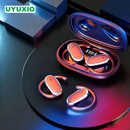 Auriculares inalámbricos UYUXIO AI con traducción de idiomas con 144 idiomas, traductor en tiempo Real, auriculares BT 5,4 para negocios