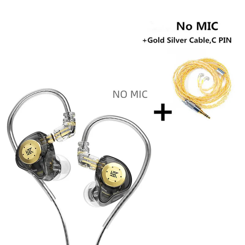 KZ EDX PRO-auriculares intrauditivos dinámicos, cascos HIFI con Monitor de DJ, deportivos, con cancelación de ruido, KZ ZSTX ZSN PRO EDR1 ZAS ED9