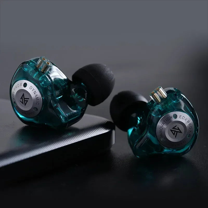 KZ EDX PRO X auriculares de unidad dinámica auriculares de graves HIFI DJ cancelación de música auriculares deportivos Cable de 2 pines KZ ZSTX ZSNPRO X ZS10PRO ZVX