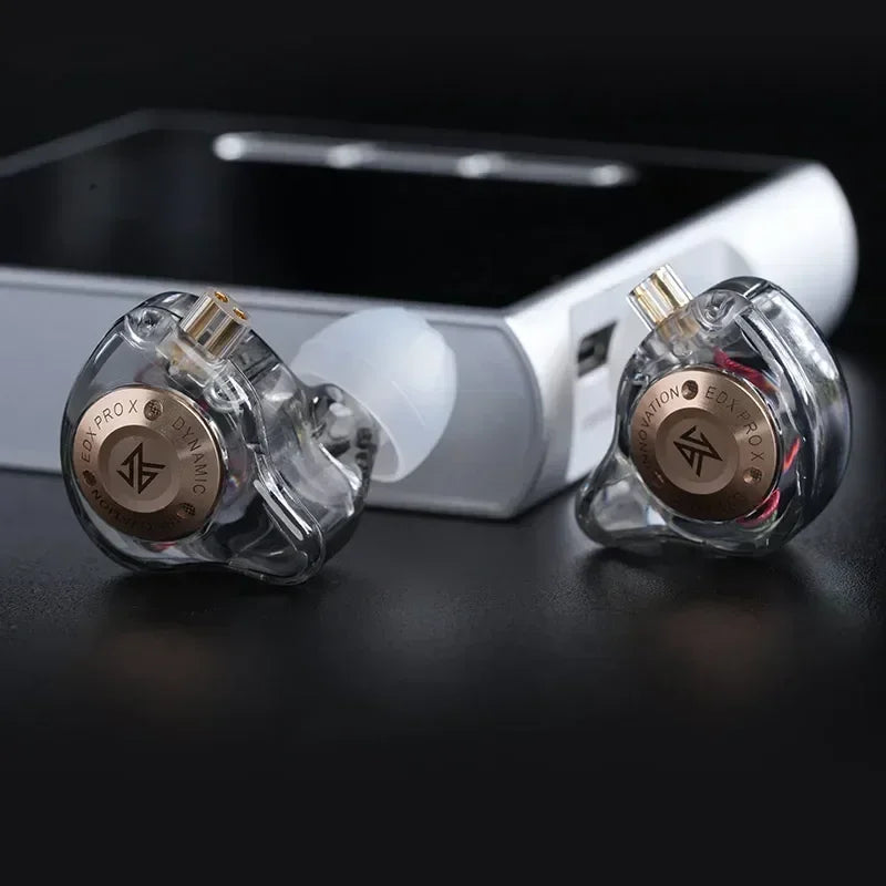 KZ EDX PRO X auriculares de unidad dinámica auriculares de graves HIFI DJ cancelación de música auriculares deportivos Cable de 2 pines KZ ZSTX ZSNPRO X ZS10PRO ZVX